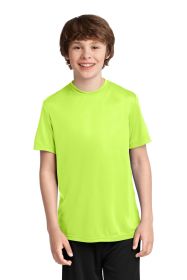 Port & Company Youth Performance Tee PC380Y (Color: Neon Yellow, size: S)