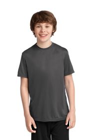 Port & Company Youth Performance Tee PC380Y (Color: Charcoal, size: XS)
