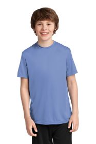 Port & Company Youth Performance Tee PC380Y (Color: Carolina Blue, size: L)