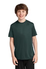 Port & Company Youth Performance Tee PC380Y (Color: Dark Green, size: XS)
