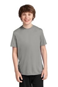 Port & Company Youth Performance Tee PC380Y (Color: Grey Concrete, size: XS)
