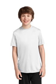 Port & Company Youth Performance Tee PC380Y (Color: White, size: XL)