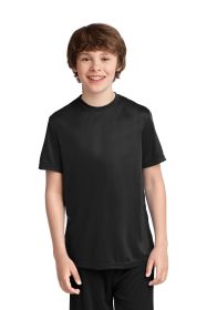 Port & Company Youth Performance Tee PC380Y (Color: Jet Black, size: XS)