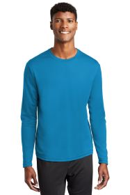 Sport-Tek PosiCharge RacerMesh Long Sleeve Tee ST340LS (Color: Pond Blue, size: 3XL)