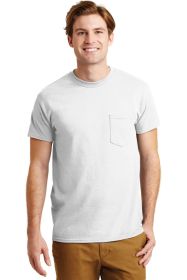 Gildan DryBlend 50 Cotton/50 Poly Pocket T-Shirt 8300 (Color: White, size: 3XL)