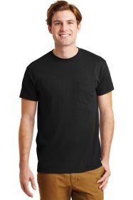 Gildan DryBlend 50 Cotton/50 Poly Pocket T-Shirt 8300 (Color: Black, size: 3XL)