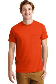 Gildan DryBlend 50 Cotton/50 Poly Pocket T-Shirt 8300 (Color: Orange, size: 2XL)