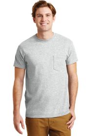 Gildan DryBlend 50 Cotton/50 Poly Pocket T-Shirt 8300 (Color: Ash Grey, size: 3XL)