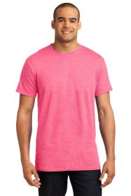 Hanes X-Temp T-Shirt 4200 (Color: Neon Pink Heather, size: M)